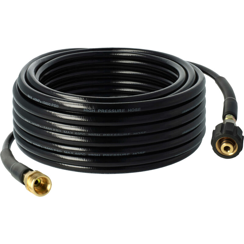immagine 0 del prodotto vhbw prolunga tubo flessibile da 20 m compatibile con k rcher k 2.08 plus, k 2.100, k 2.120 idropulitrice con attacco filettato m22 x 1,5, nero