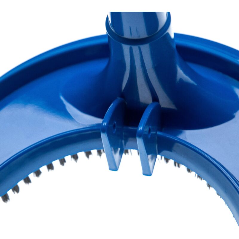 foto del prodotto vhbw pulisci fondo per piscina da collegare a pompe di aspirazione, skimmer aspiratore da 32 38mm, semicircolare, nero blu
