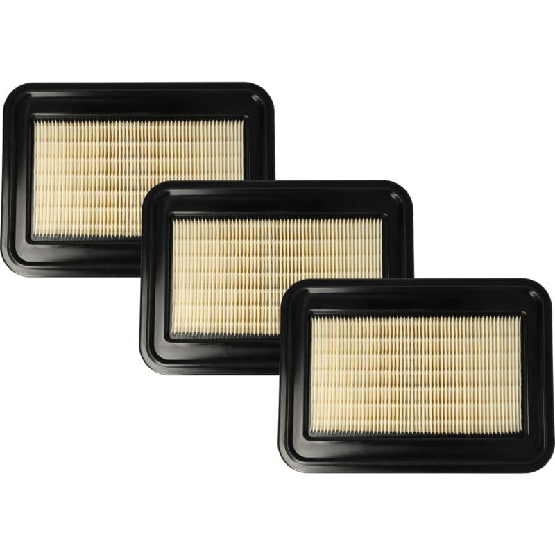 foto del prodotto vhbw set 3x filtro a pieghe piatte compatibile con flex vce 44 l ac, 44 h ac, 33 m ac, 33 l mc, 33 l ac aspirapolvere elemento filtrante