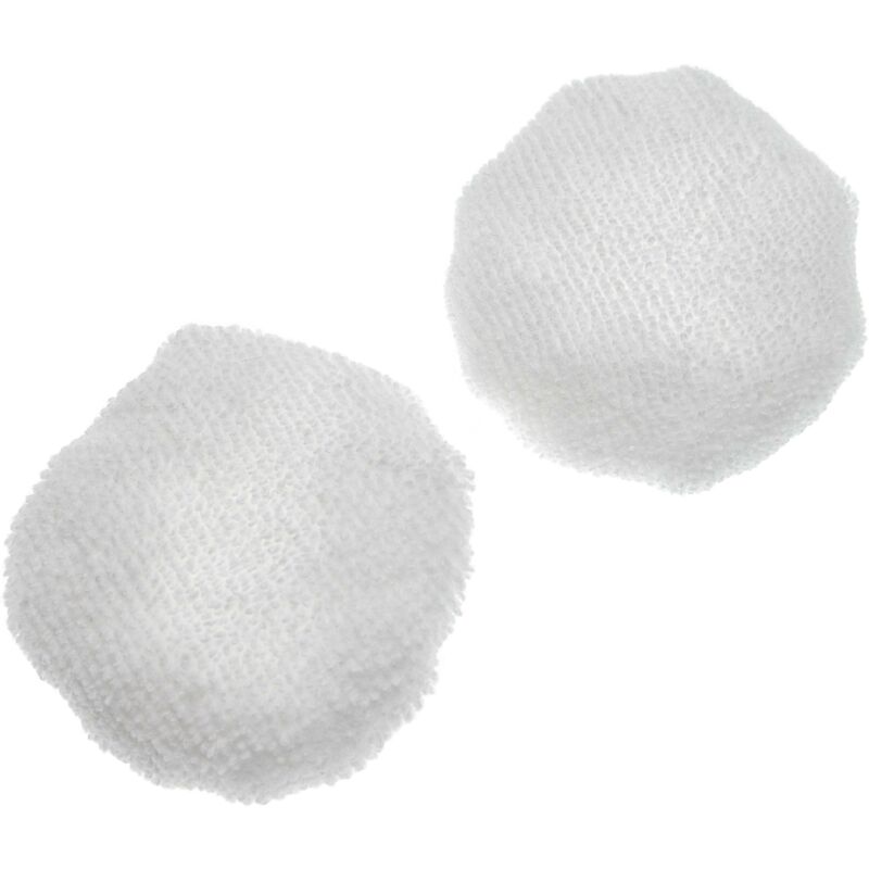 foto del prodotto vhbw set da 2 panni sostituisce k rcher 2.863 243.0 per pulitrice a vapore, spazzola rotonda