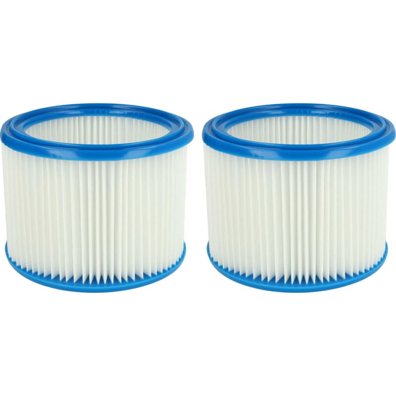 foto del prodotto vhbw set da 2x filtro a pieghe piatte compatibile con festo festotool ab fi u, sr200, sr200 e, sr201 aspiratore umido secco cartuccia filtrante
