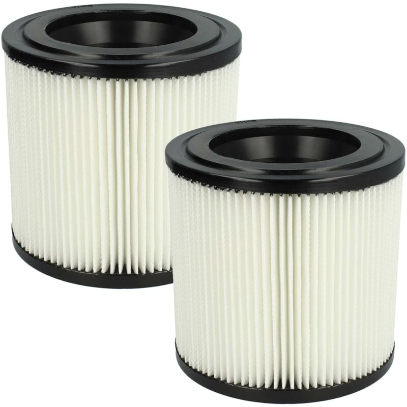 foto del prodotto vhbw set da 2x filtro a pieghe piatte compatibile con k rcher nt 22 1 ap te, nt 22 1 ap te l aspirapolvere cartuccia filtrante