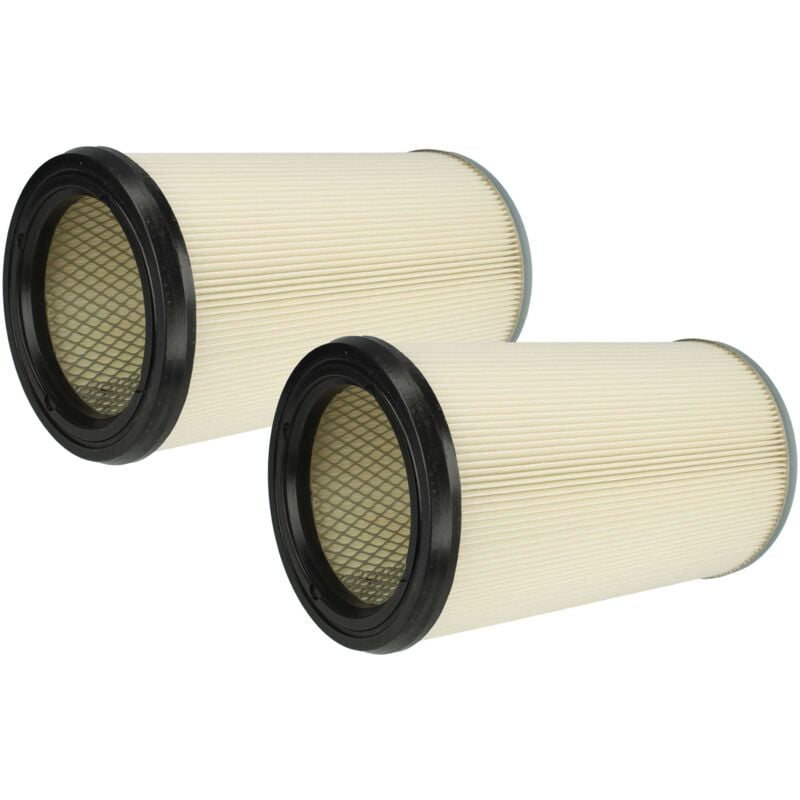 foto del prodotto vhbw set da 2x filtro a pieghe piatte compatibile con k rcher nt 601, nt 602, nt 200, nt 602 lp, nt 802 i aspirapolvere cartuccia filtrante
