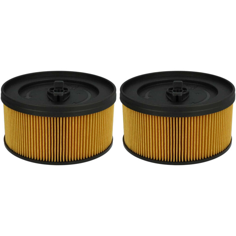 foto del prodotto vhbw set da 2x filtro a pieghe piatte compatibile con k rcher wd 4, wd 4.200, wd 4.250, wd 4.290 aspiratore umido secco cartuccia filtrante