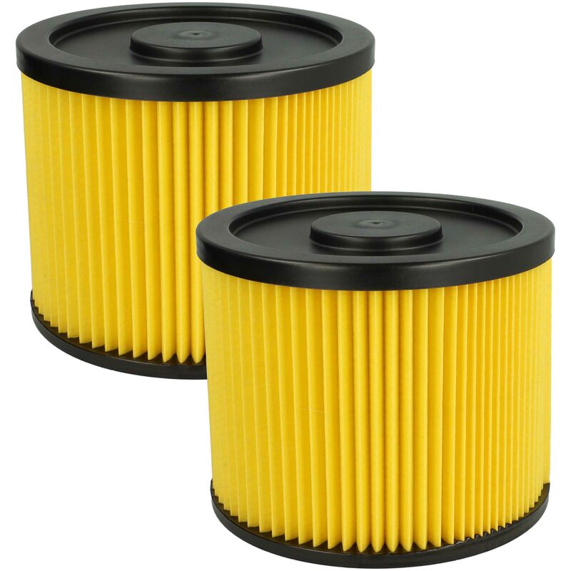foto del prodotto vhbw set da 2x filtro a pieghe piatte compatibile con lidl parkside pnts 1500 d5 aspirapolvere cartuccia filtrante