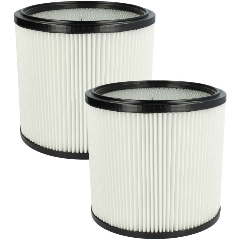 foto del prodotto vhbw set da 2x filtro a pieghe piatte compatibile con starmix gs 3078 pz, 2078 pz aspirapolvere cartuccia filtrante, poliestere