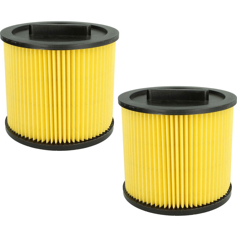 foto del prodotto vhbw set da 2x filtro a pieghe piatte compatibile con thomas prestige 20 s aquafilter aspirapolvere cartuccia filtrante, carta plastica