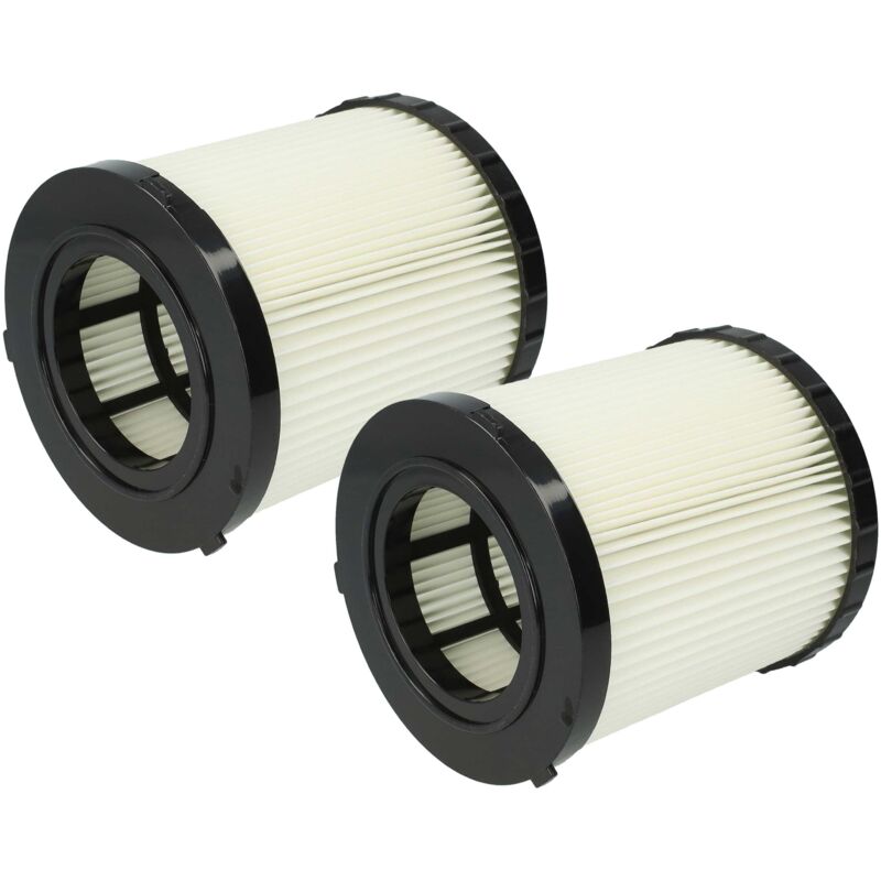 foto del prodotto vhbw set da 2x filtro a pieghe piatte sostituisce dewalt dcv5801h, dcv5801h xj per aspirapolvere cartuccia filtrante