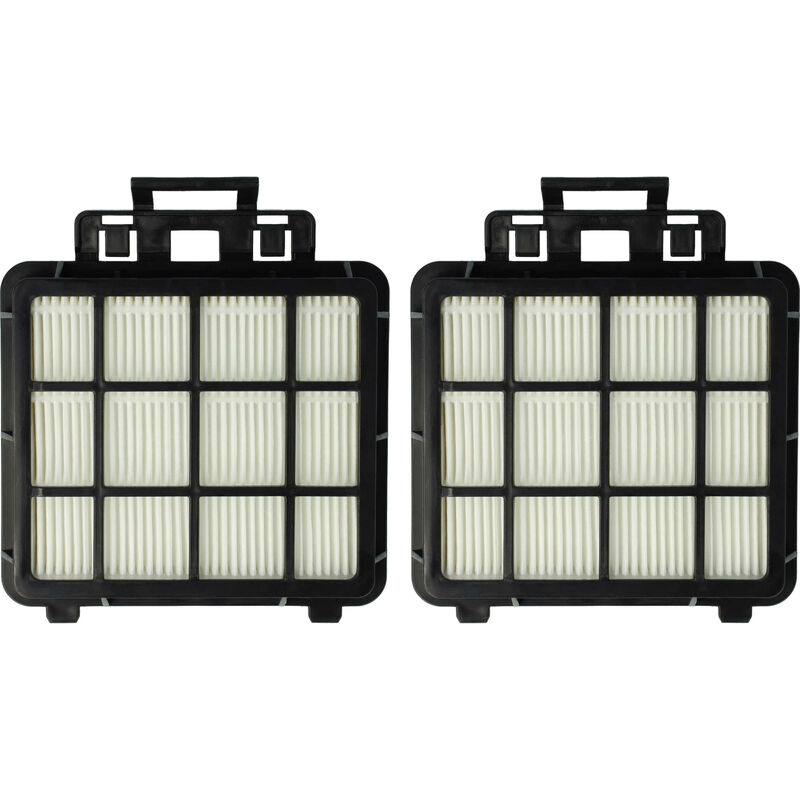 foto del prodotto vhbw set da 2x filtro compatibile con beko vco 42702, vco42701ab, vco42701ar, vco42702ad aspirapolvere filtro hepa anallergico