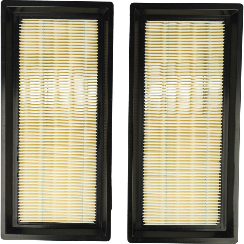 foto del prodotto vhbw set da 2x filtro compatibile con nilfisk attix 30, 30 21 xc 230v 50hz dk aspirapolvere filtro principale a lamelle