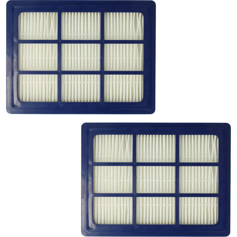 foto del prodotto vhbw set da 2x filtro compatibile con nilfisk power p10 uk de, p12, p12 uk de, p40, select, special aspirapolvere filtro hepa anallergico