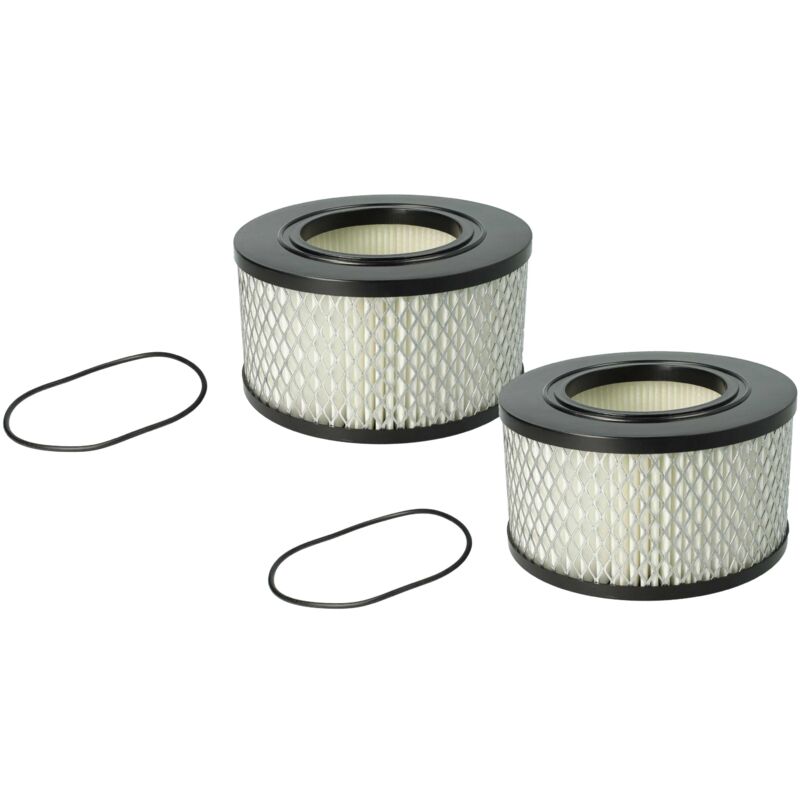 foto del prodotto vhbw set da 2x filtro compatibile con nilfisk vhs 42 l40 mc ic, 42 l40 hc ic, 42 l30 mc pc aspirapolvere filtro hepa anallergico