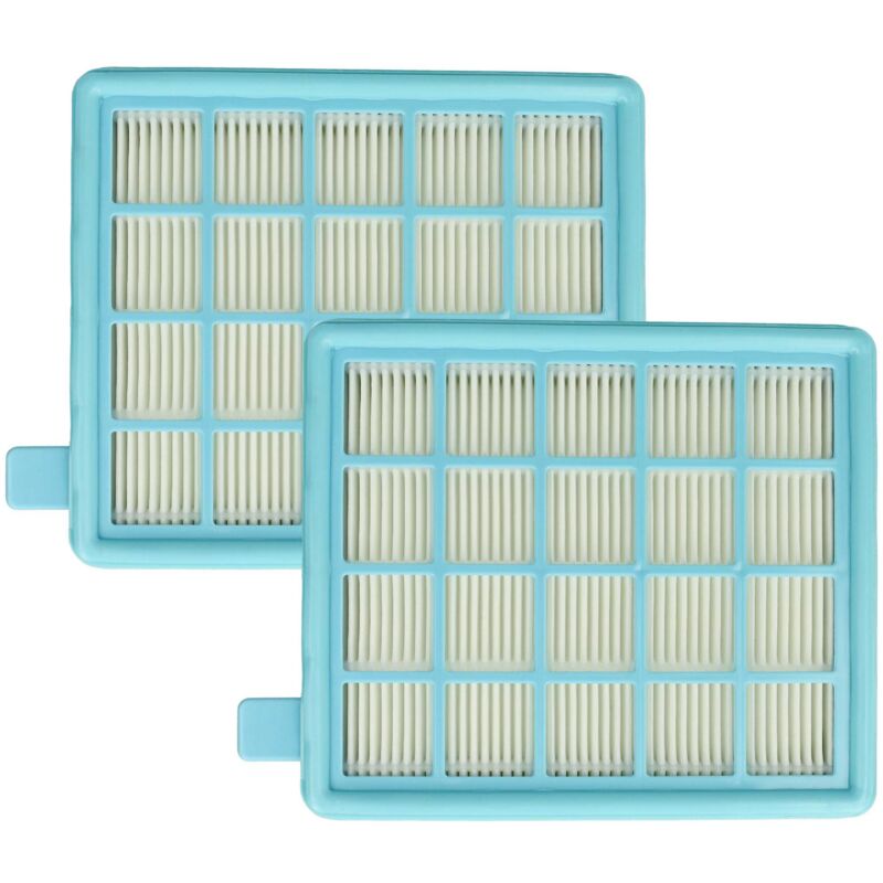 foto del prodotto vhbw set da 2x filtro compatibile con philips powerpro active fc8631 71, fc8631 01, fc8631 61 aspirapolvere filtro hepa anallergico