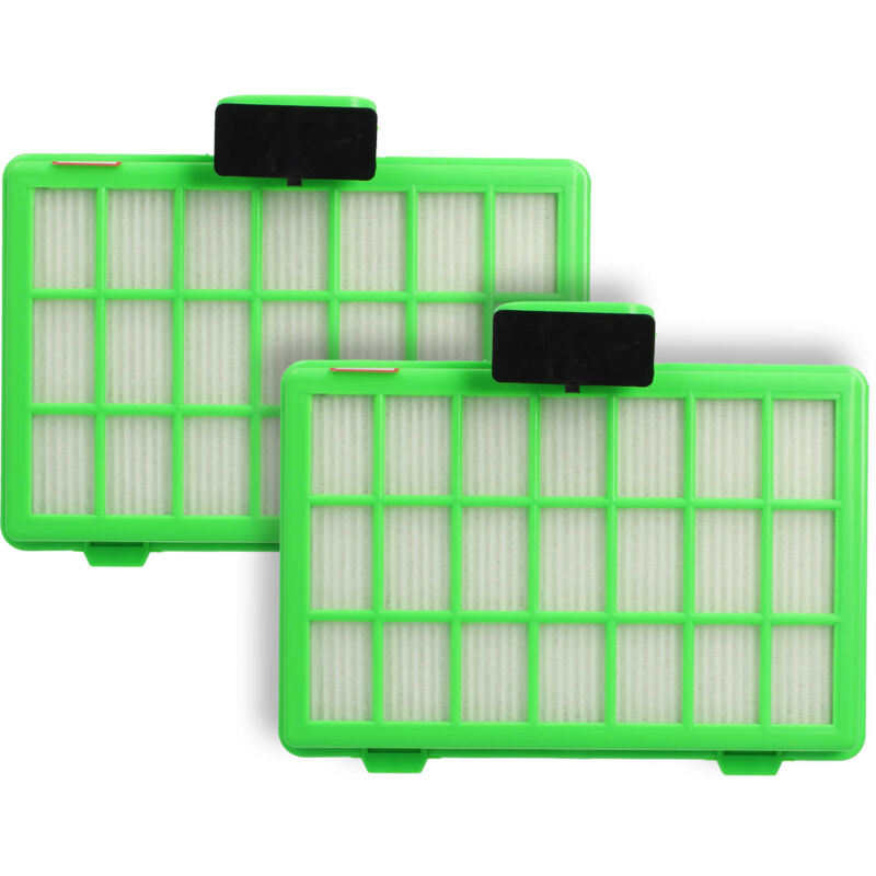 foto del prodotto vhbw set da 2x filtro compatibile con rowenta power space ro214501, ro2321ea, ro2323ea, ro2325ea,ro2335ea aspirapolvere filtro hepa anallergico