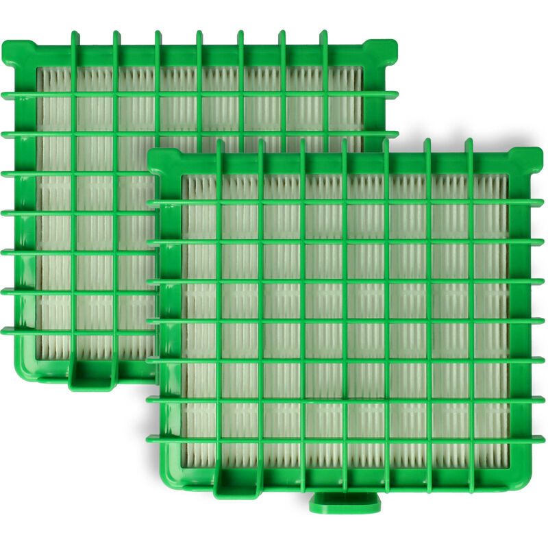 foto del prodotto vhbw set da 2x filtro compatibile con rowenta ro4523r1410, ro453011410, ro453311410, ro454001410 aspirapolvere filtro hepa anallergico
