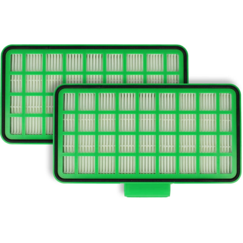 foto del prodotto vhbw set da 2x filtro compatibile con rowenta silent force extreme cyclo ro825211 410, ro825901 410 aspirapolvere filtro hepa anallergico
