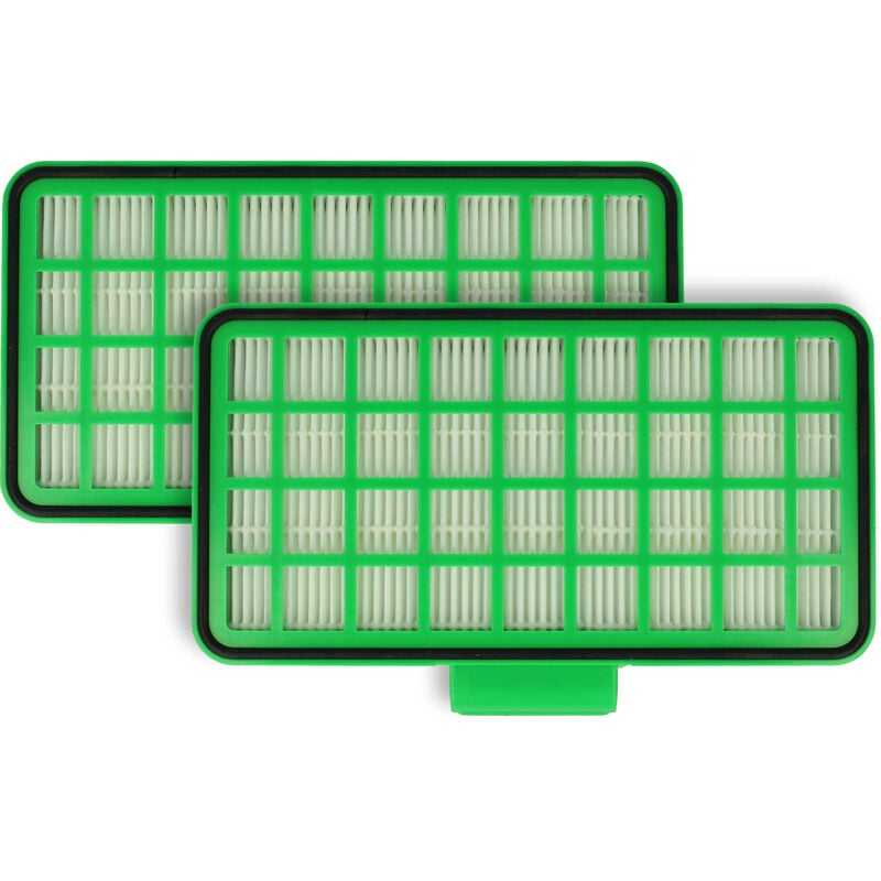 foto del prodotto vhbw set da 2x filtro compatibile con rowenta silent force extreme cyclo ro826411 410, ro8271ea 410 aspirapolvere filtro hepa anallergico