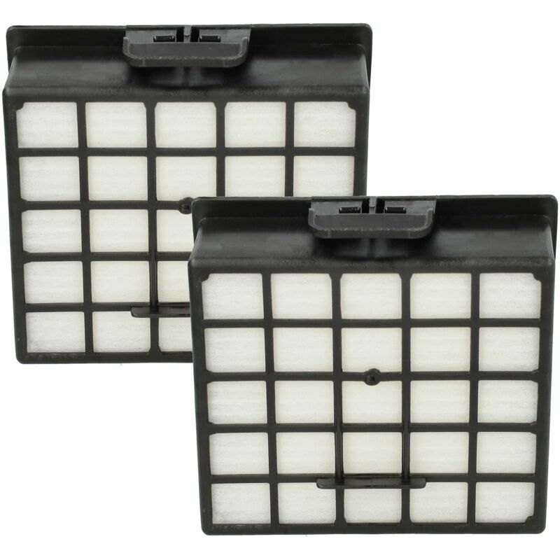 foto del prodotto vhbw set da 2x filtro compatibile con siemens synchropower vs 06 g 2511 02, vs 06 g 2511 03, vs 06 g 2530 03 aspirapolvere filtro hepa anallergico