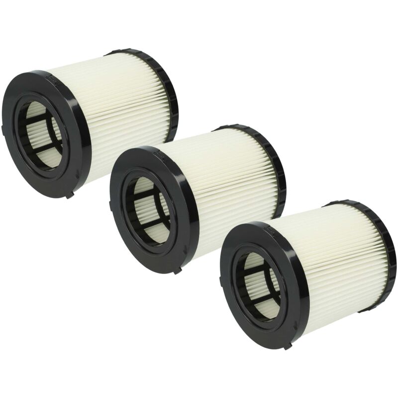 foto del prodotto vhbw set da 3x filtro a pieghe piatte compatibile con dewalt dcv581h, dcv584l, dcv580h, dcv582, dcv580, dcv581 aspirapolvere cartuccia filtrante