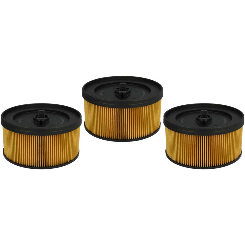 foto del prodotto vhbw set da 3x filtro a pieghe piatte compatibile con k rcher wd 5.200 mp, wd 5.220 mp, wd 5.260, wd 5.270 aspiratore umido secco cartuccia