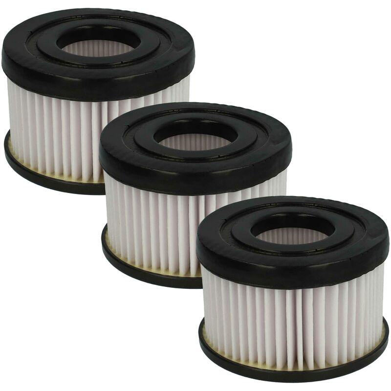 foto del prodotto vhbw set da 3x filtro a pieghe piatte compatibile con rowenta air force flex 760 aspirapolvere cartuccia filtrante, plastica carta