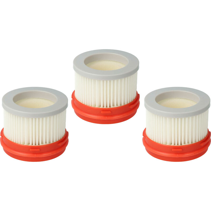 foto del prodotto vhbw set da 3x filtro compatibile con dreame t20 pro, t30 neo, v12 aspirapolvere a batteria filtro principale con filtro interno
