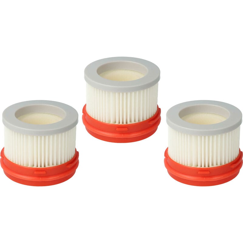 foto del prodotto vhbw set da 3x filtro compatibile con dreame v12 pro, v16, v16s, v8 aspirapolvere a batteria filtro principale con filtro interno