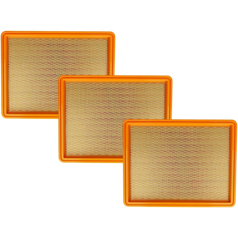 foto del prodotto vhbw set da 3x filtro compatibile con k rcher nt 551 eco profi, nt 551 profi, nt 700 aspirapolvere filtro principale a lamelle