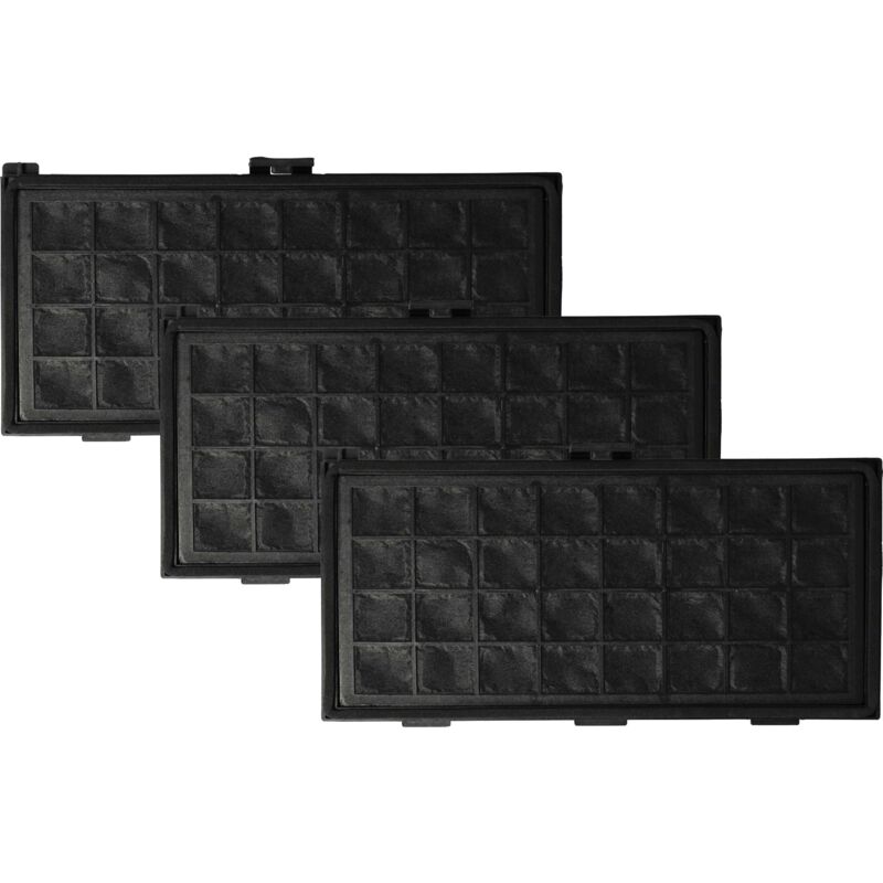 foto del prodotto vhbw set da 3x filtro compatibile con miele s316i, s318i, s321i, s322i, s323i, s324i aspirapolvere filtro hepa anallergico