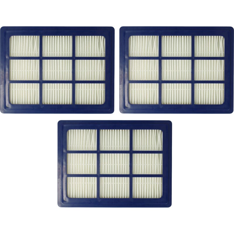 foto del prodotto vhbw set da 3x filtro compatibile con nilfisk power allergy, allergy eu, cleaner, eco, life eu 220 240v, p10 eu aspirapolvere filtro hepa