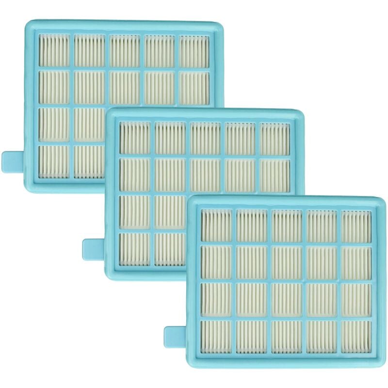 foto del prodotto vhbw set da 3x filtro compatibile con philips fc8645, fc8646, fc8647, fc8670, fc8671, fc8672 aspirapolvere filtro hepa anallergico