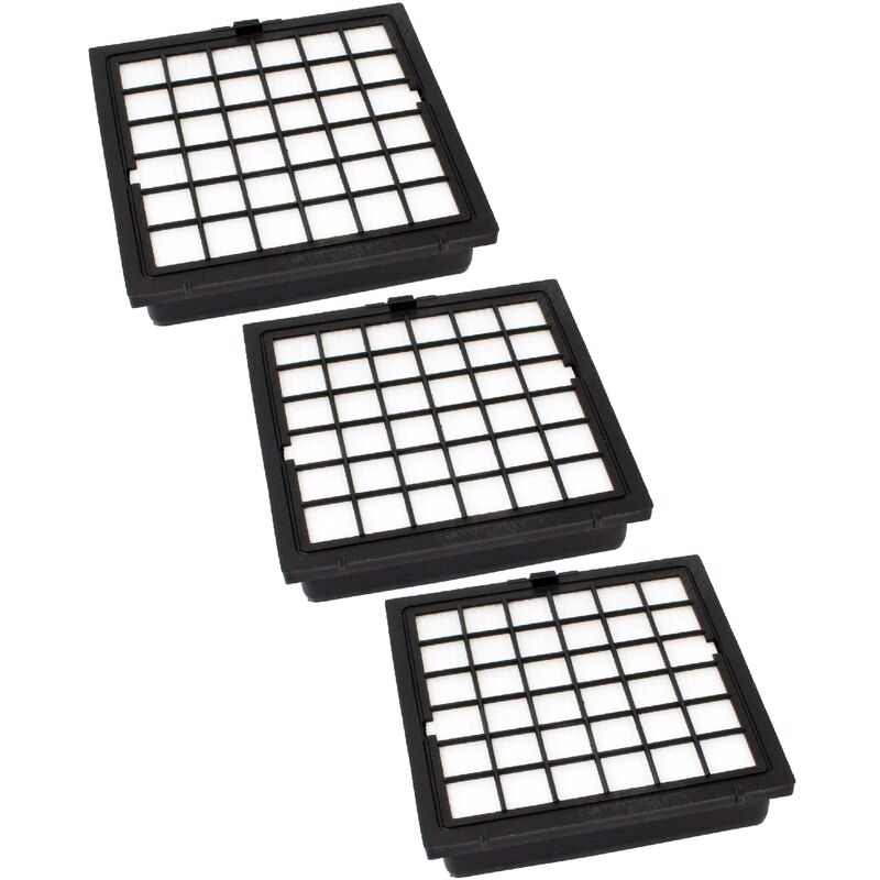 foto del prodotto vhbw set da 3x filtro compatibile con siemens dynapower vs08, vs08g2020 04 aspirapolvere filtro hepa anallergico