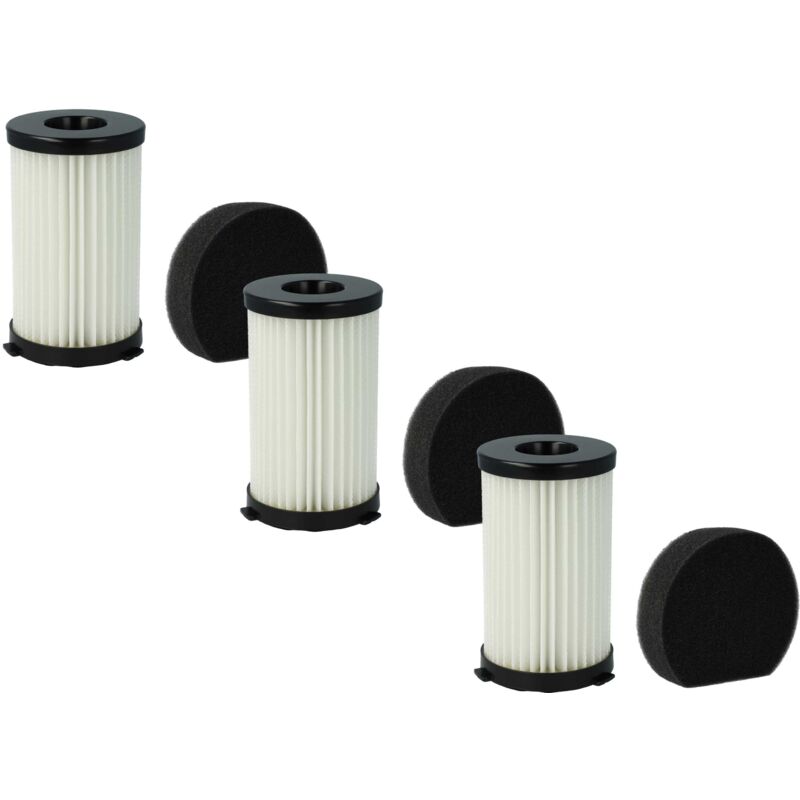 foto del prodotto vhbw set da 3x filtro compatibile con turbo tronic tt vs6 turbo stick aspirapolvere filtro hepa anallergico