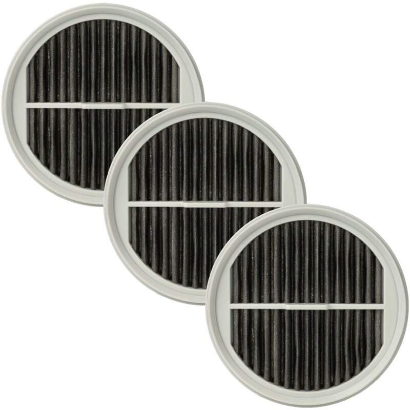 foto del prodotto vhbw set da 3x filtro compatibile con xiaomi roidmi nex x20, x30, s2, x30 pro aspirapolvere a mano unit filtrante