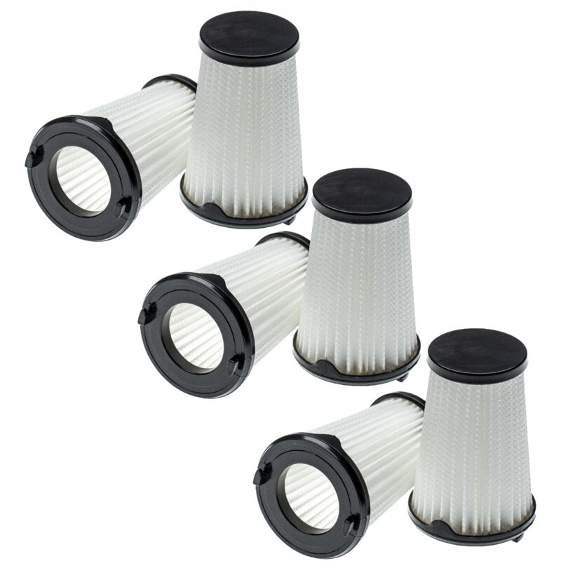 foto del prodotto vhbw set da 6x filtro a pieghe piatte compatibile con electrolux eer73bp, eer73db, eer73igm, eer75stm, eer77mbm, eer77sm cartuccia filtrante
