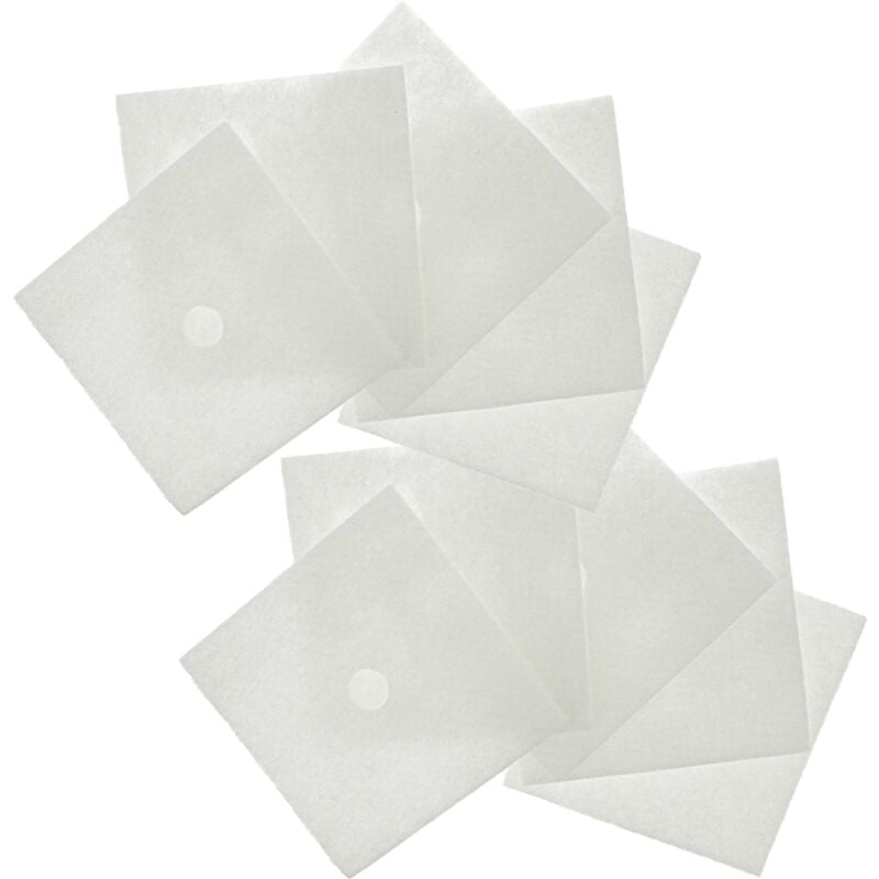 foto del prodotto vhbw set di 10x filtri compatibile con maico er 100, er 100 gvz, er 100 h, er 100 vz sistema di ventilazione filtri g2, bianco