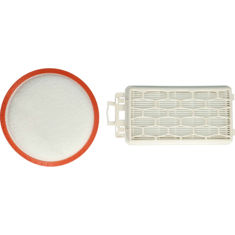 foto del prodotto vhbw set di 2 filtri compatibile con dirt devil black label mc1 m3250, mc1 m3250 1 aspirapolvere filtro salva motore, filtro di scarico