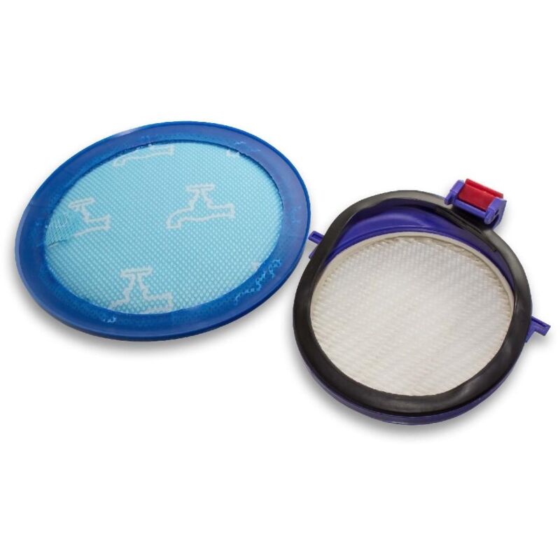 foto del prodotto vhbw set di 2 filtri compatibile con dyson dc24 animal, dc24i aspirapolvere filtro pre motore, filtro hepa post motore
