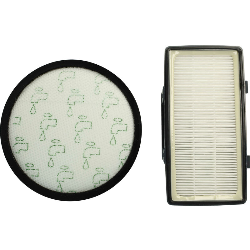 foto del prodotto vhbw set di 2 filtri compatibile con rowenta x trem power cyclonic ro6963ea, ro6971ea aspirapolvere filtro pre motore, filtro aria di scarico epa