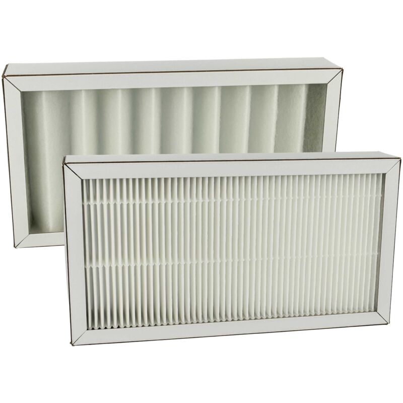 foto del prodotto vhbw set di 2x filtri compatibile con pluggit avent p190 sistema di ventilazione filtri g4 f7, bianco