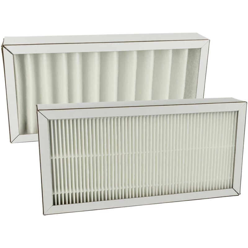 foto del prodotto vhbw set di 2x filtri compatibile con pluggit avent r150 sistema di ventilazione filtri g4 f7, bianco