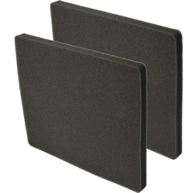 foto del prodotto vhbw set di 2x filtro compatibile con aeg ajm68fd1 903151707 aspirapolvere filtro aria di scarico in spugna , nero