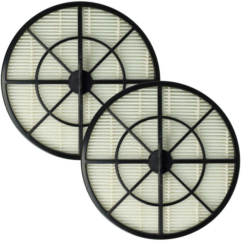 foto del prodotto vhbw set di 2x filtro compatibile con dirt devil sd40030 aspirapolvere filtro aria di scarico, nero bianco