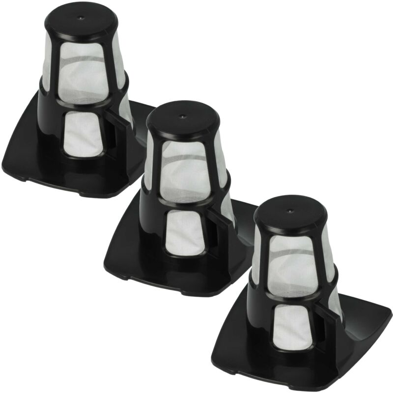 foto del prodotto vhbw set di 3x filtro compatibile con aeg mx7 7000, qx8 1 45cr, 900940711, qx8, qx8 1 45ib aspirapolvere filtro esterno