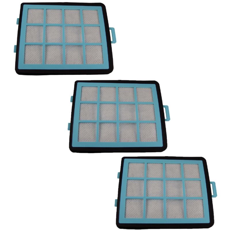 foto del prodotto vhbw set di 3x filtro d aspirazione compatibile con philips powerpro fc8769, fc8769 01, fc8769 19, fc8769 91, fc8770 91 aspirapolvere