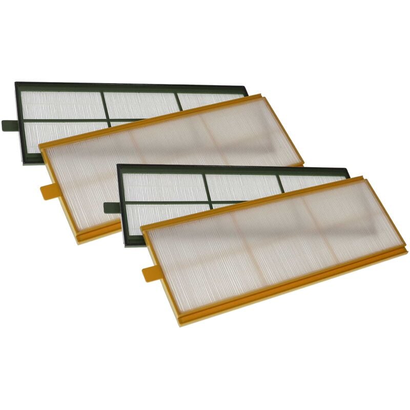 foto del prodotto vhbw set di 4x filtri compatibile con zehnder comfoair 350 sistema di ventilazione filtri g4 f7, 50 x 16 x 1 cm, bianco giallo verde