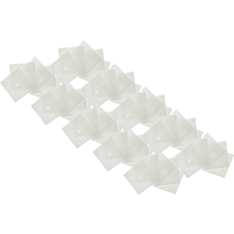 foto del prodotto vhbw set di 50x filtri compatibile con maico er ap100 f, er ap100 g, er ap100 h, er ap100 vz sistema di ventilazione filtri g2, bianco