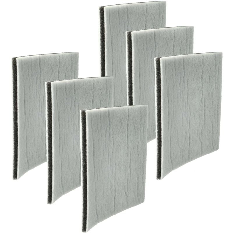 foto del prodotto vhbw set di 6x filtro salva motore compatibile con philips silentstar fc930401, fc9306 aspirapolvere