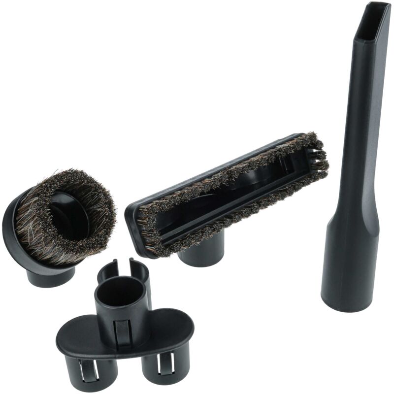 foto del prodotto vhbw set di bocchette da 4 pzz. compatibile con k rcher t 10 1 advanced, t 10 1 adv, t10 1ecoefficency aspirapolvere 32 mm nero