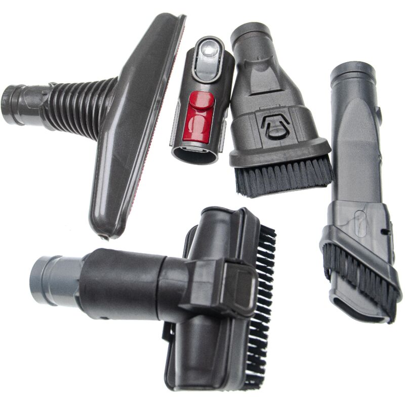 foto del prodotto vhbw set di bocchette da 5 pzz. compatibile con dyson gen5, gen5detect aspirapolvere nero grigio rosso